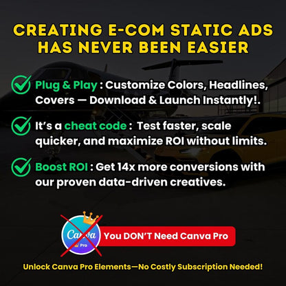 500+ Meta Ad Creatives Canva Templates